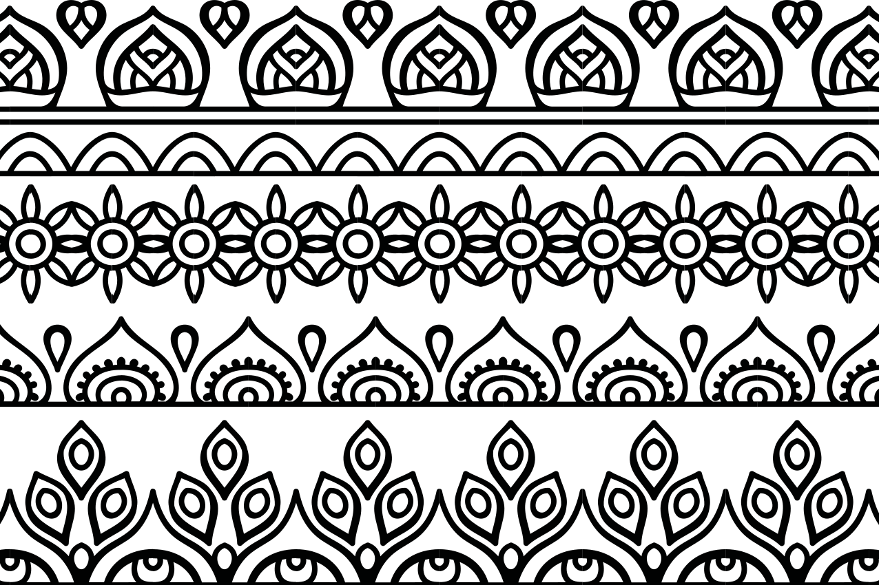 Houten placemat met botanisch printmotief - TenStickers