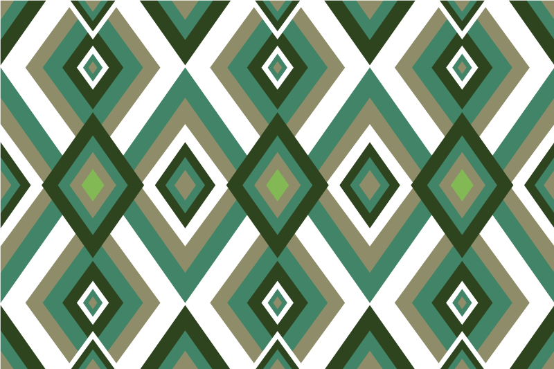 Moderne placema geometrisch gestyled arrangement - TenStickers