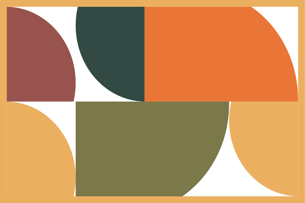 Moderne placema met stijlvolle geometrische vormen - TenStickers