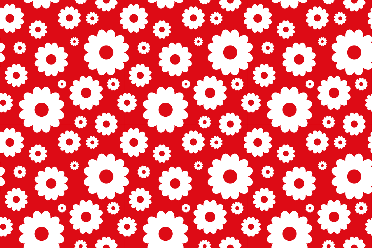 Originele placemat botanische print arrangement - TenStickers