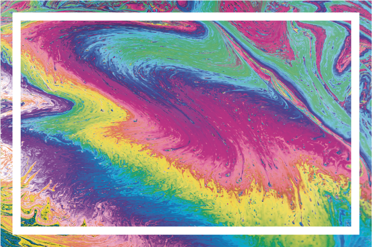 Originele placemat met levendig abstract motief - TenStickers