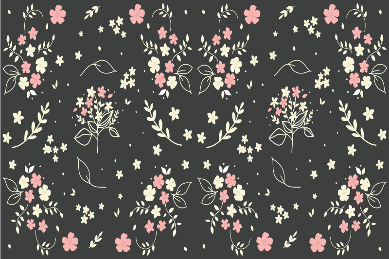 Originele placemat blooming element oppervlak - TenStickers