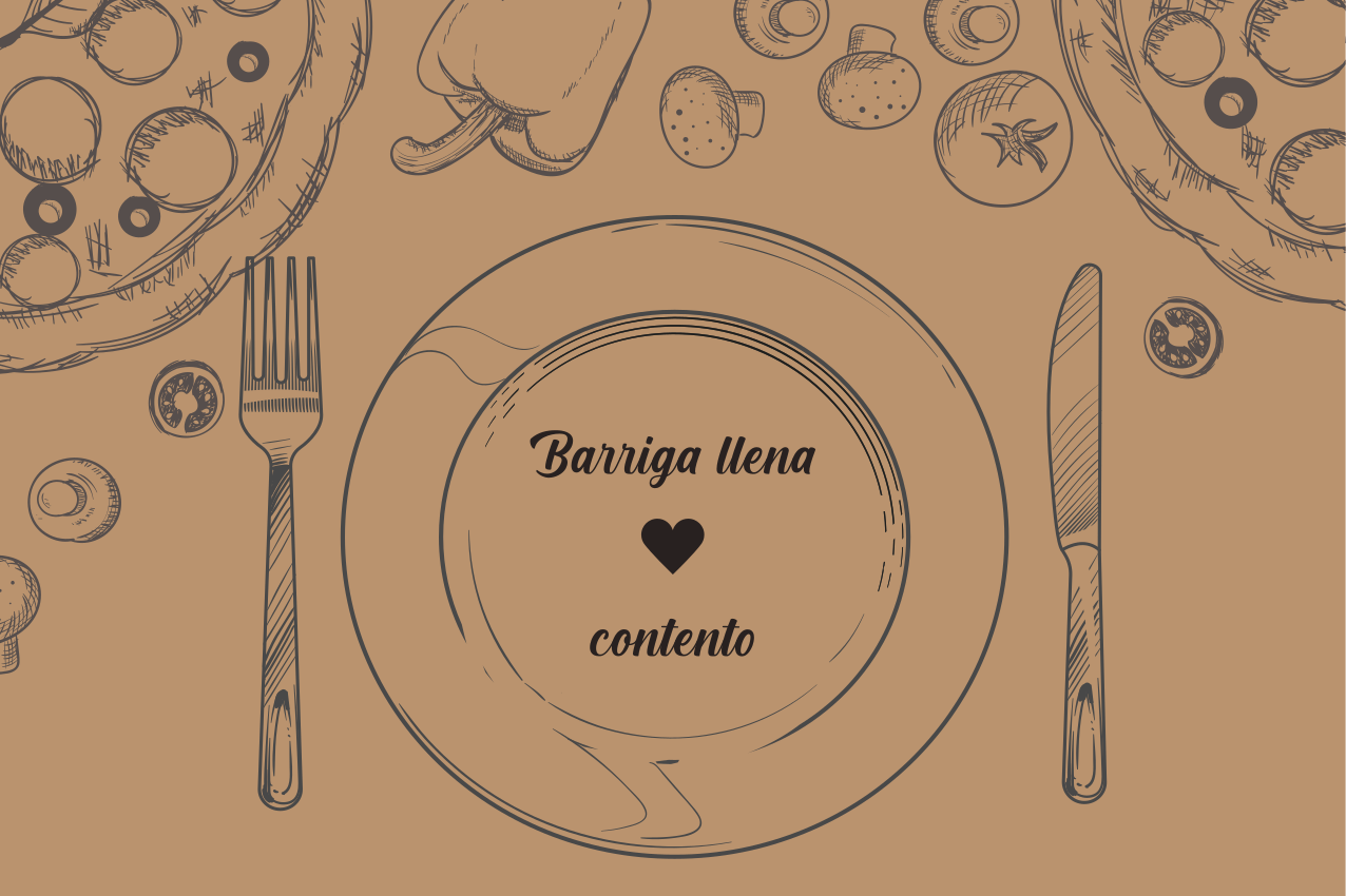 Originele placemat lege plaat met hart - TenStickers