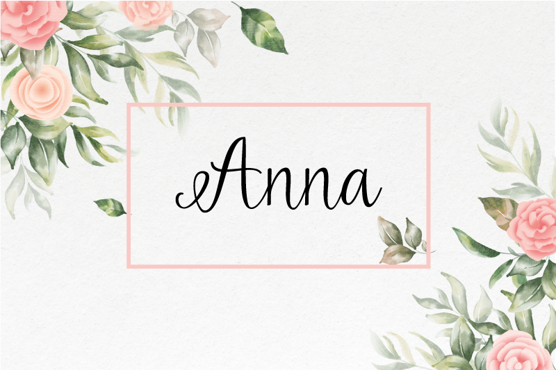 Placemat met naam bloemrijke aanpasbare placemat - TenStickers