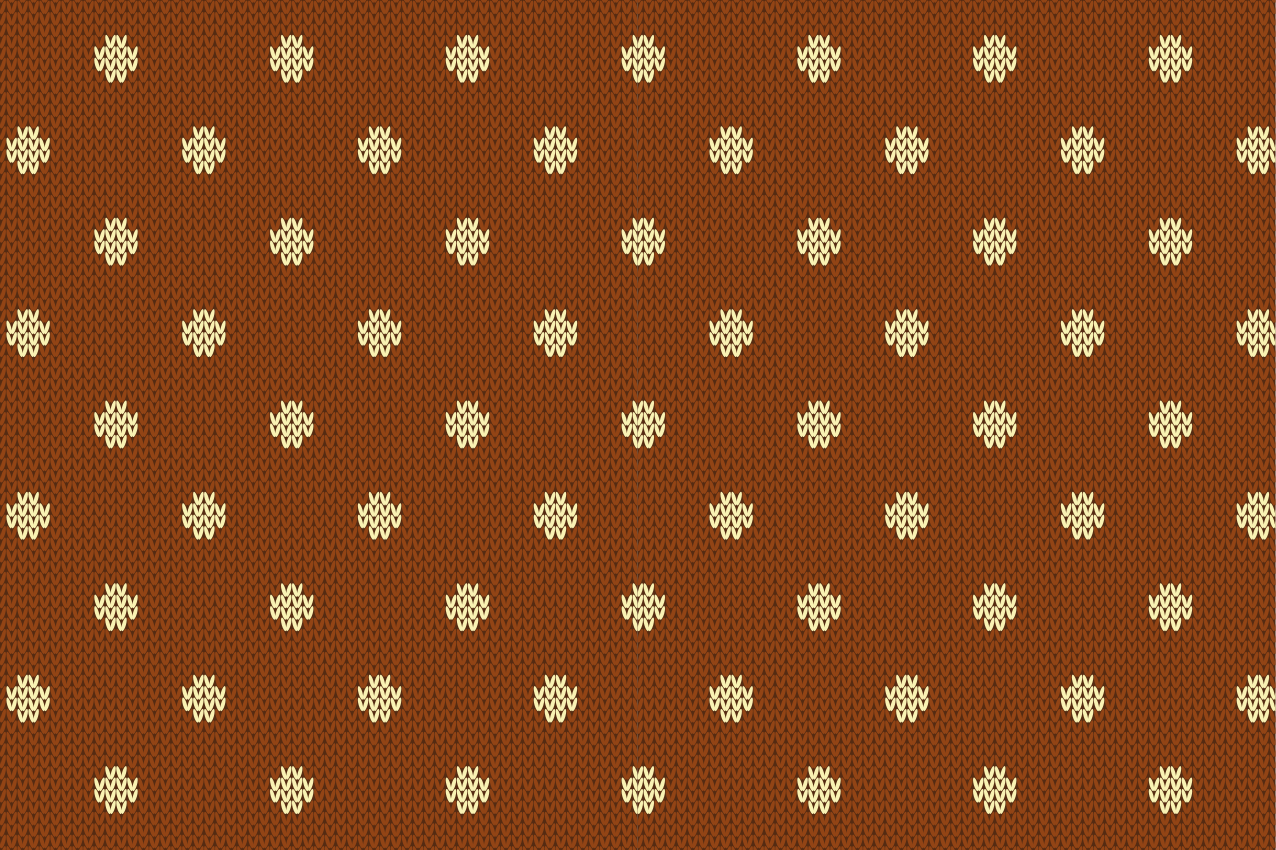 Houten placemat met textuurpuntpatroon - TenStickers