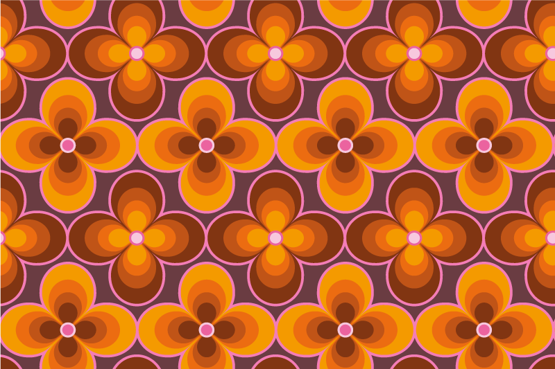 Originele placemat met levendig bloemenmotief - TenStickers