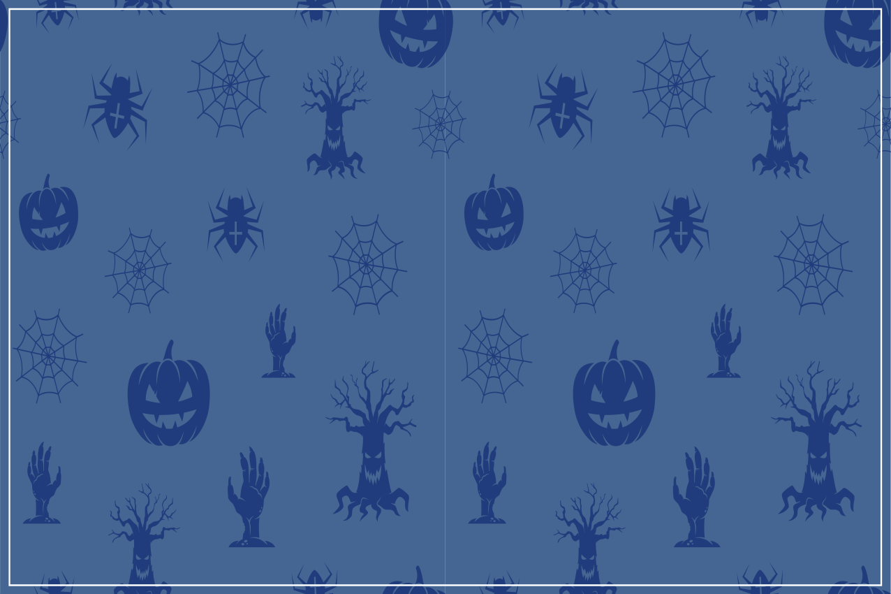 Halloween placemat spookachtig thema decor - TenStickers