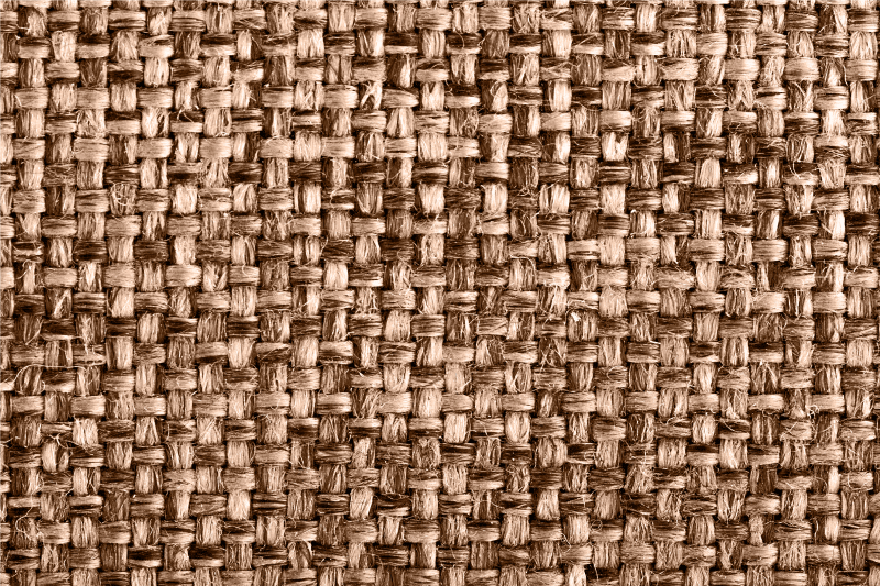 Houten placemat van natuurlijke vezelweving - TenStickers