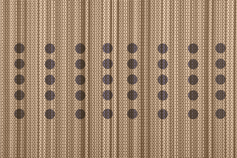 Houten placemat elegante bruine oppervlakte - TenStickers