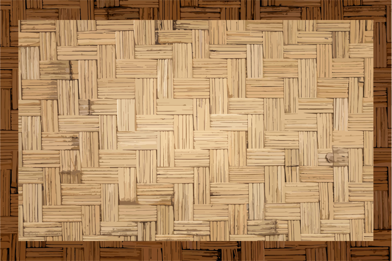 Originele placemat kleurrijke kantooraccessoires - TenStickers