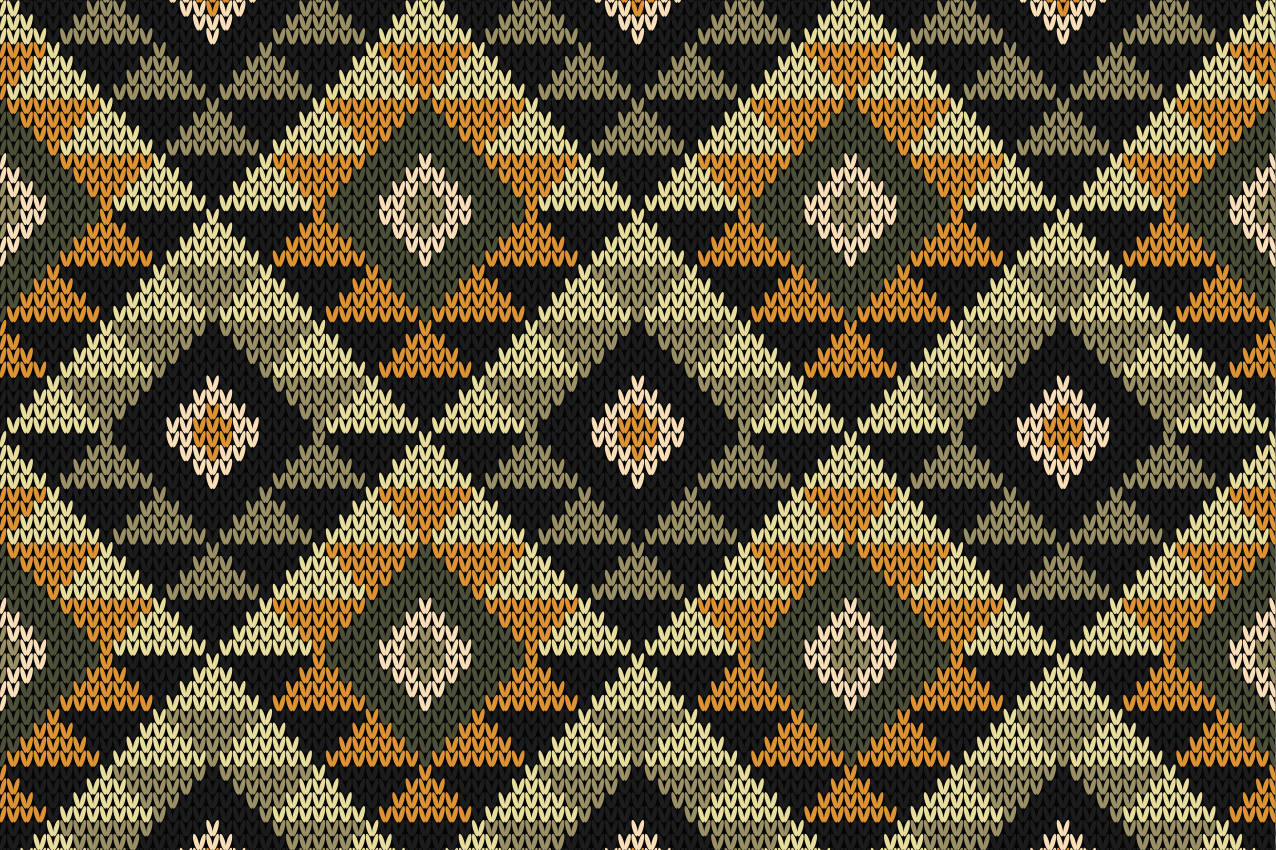 Houten placemat met chique geometrisch motief - TenStickers