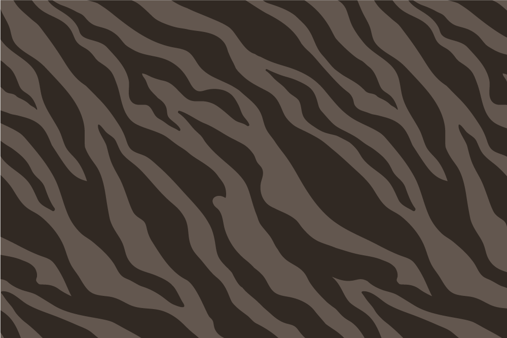Houten placemat met zebra gestreepte oppervlakte - TenStickers