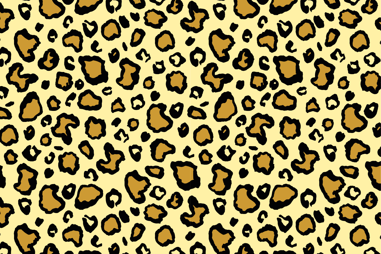 Originele placemat met luipaardprint motief - TenStickers