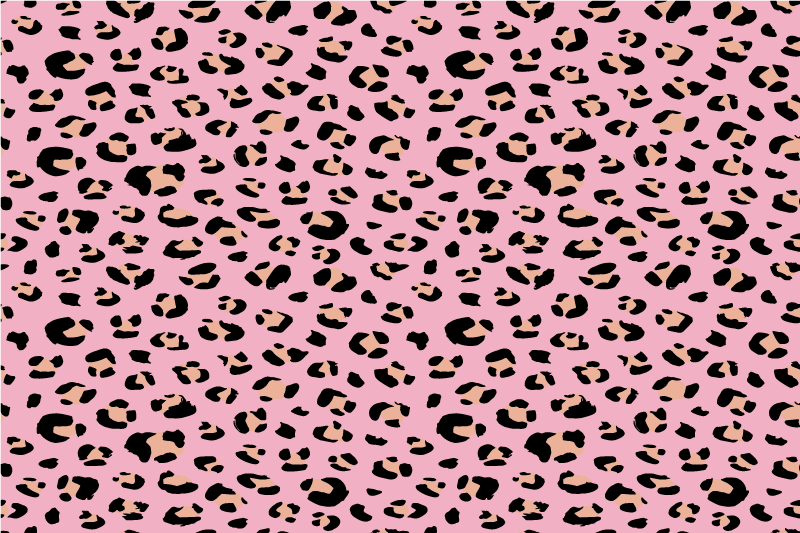 Originele placemat met luipaardprint esthetiek - TenStickers