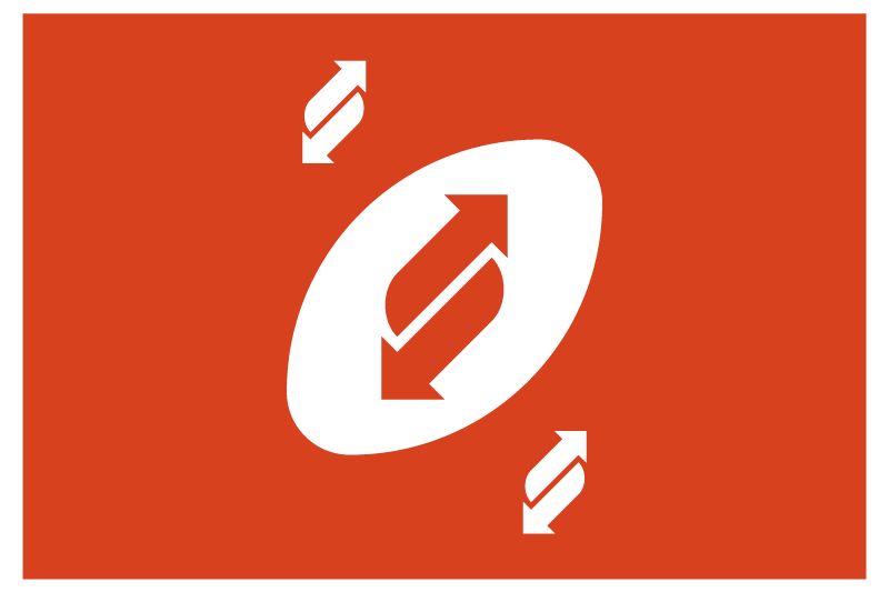 Originele placemat met dynamisch pijlpatroon - TenStickers