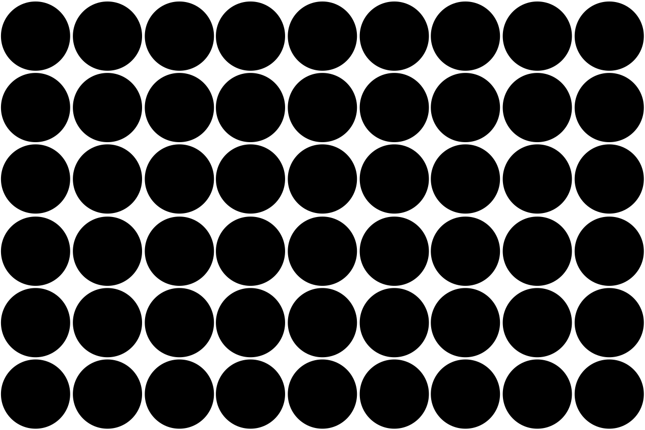 Houten placemat met abstract cirkelpatroon - TenStickers