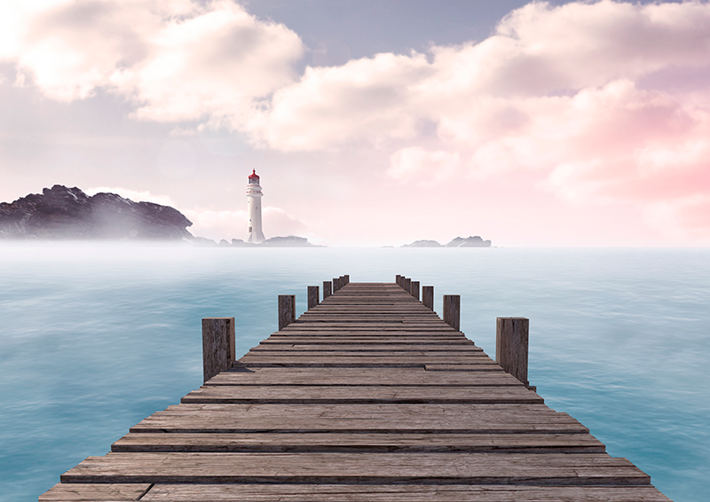 Moderne placema serene dock pad - TenStickers