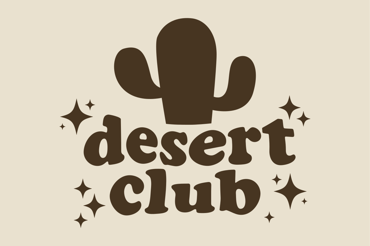 Originele placemat cactus club design - TenStickers