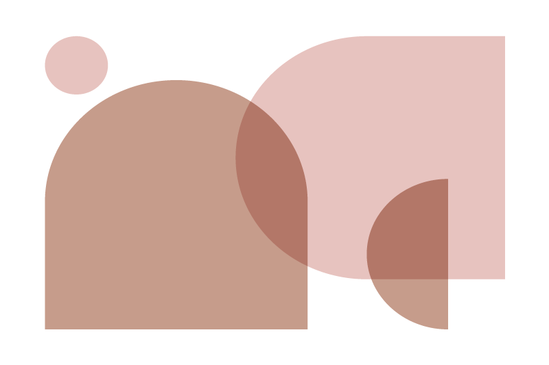 Moderne placema met eigentijdse geometrische vormen - TenStickers