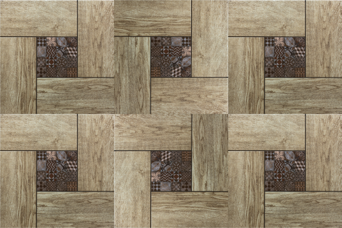 Houten placemat met houten patroonoppervlak - TenStickers