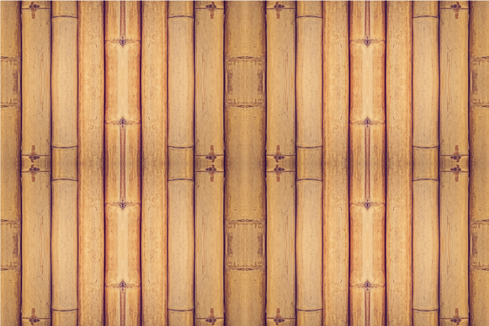 Houten placemat met bamboepatroon oppervlak - TenStickers