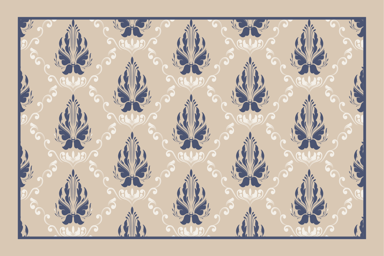 Houten placemat graceful leaf idee - TenStickers