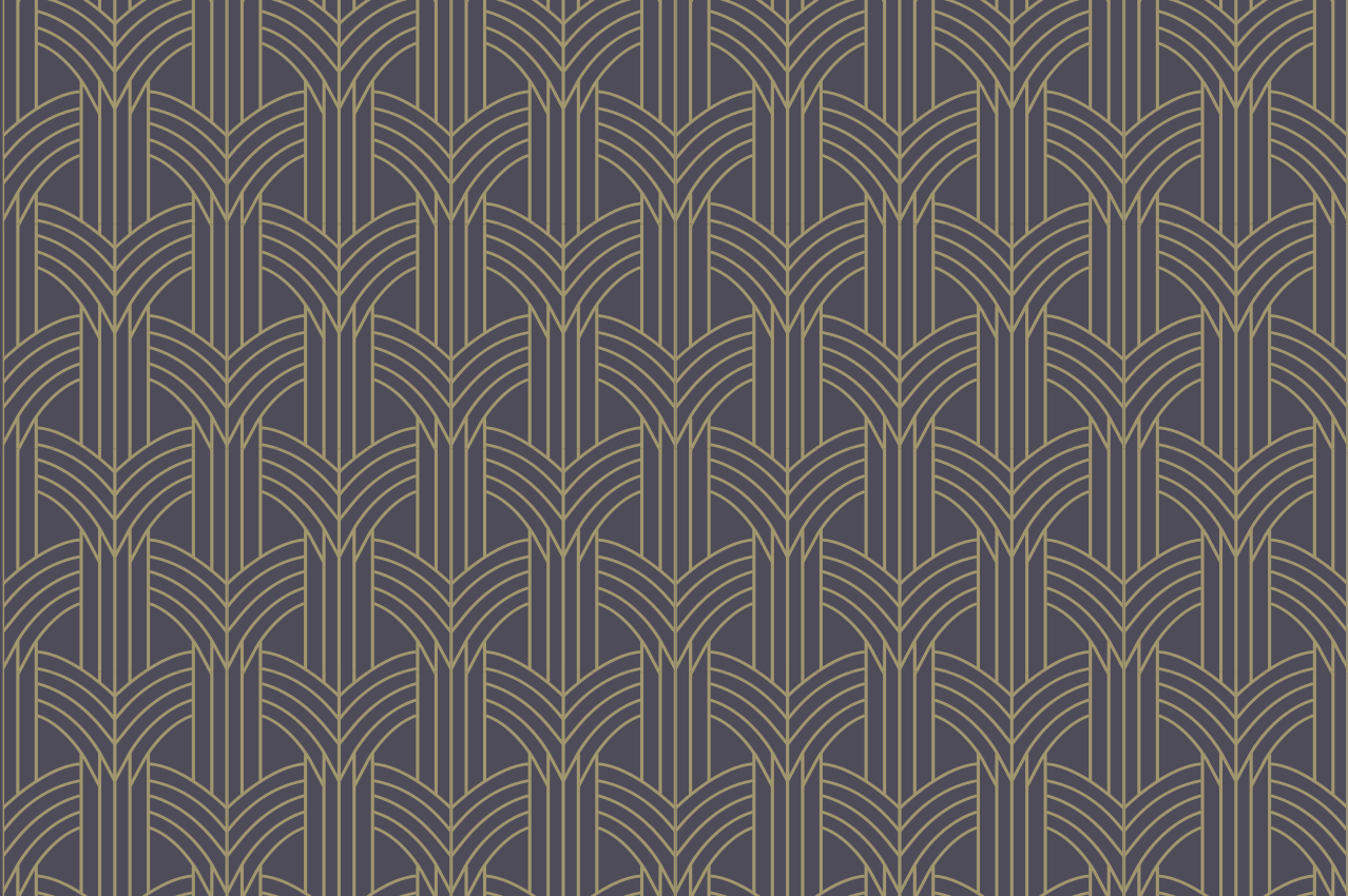 Houten placemat stijlvol geometrisch element - TenStickers