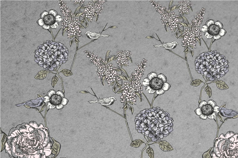 Originele placemat botanisch accent element - TenStickers