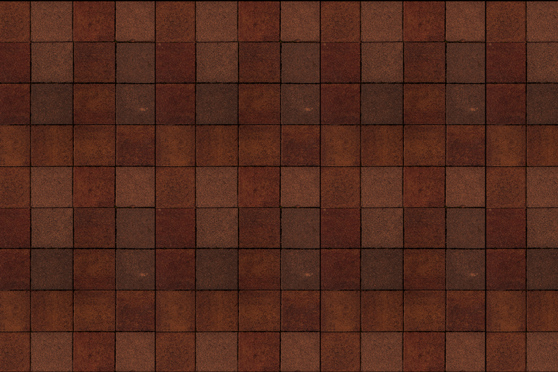 Houten placemat vierkant bruin patroon - TenStickers