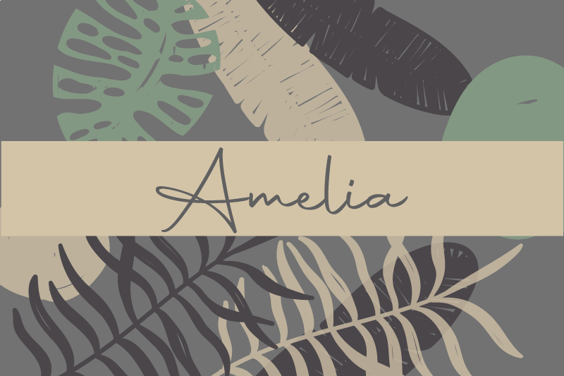 Boho style placemat jungle - TenStickers