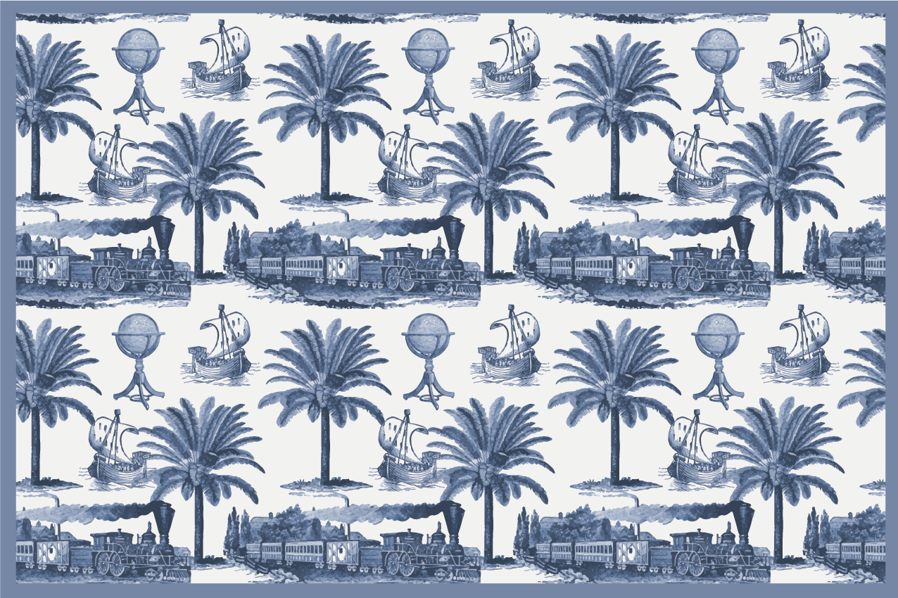 Moderne placema nostalgische reisbeelden - TenStickers