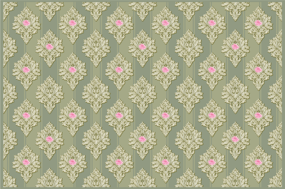 Elegante placemat bloemmotief gratie - TenStickers