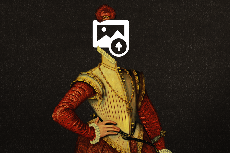 Personaliseerbare placemat aristocratische hond - TenStickers