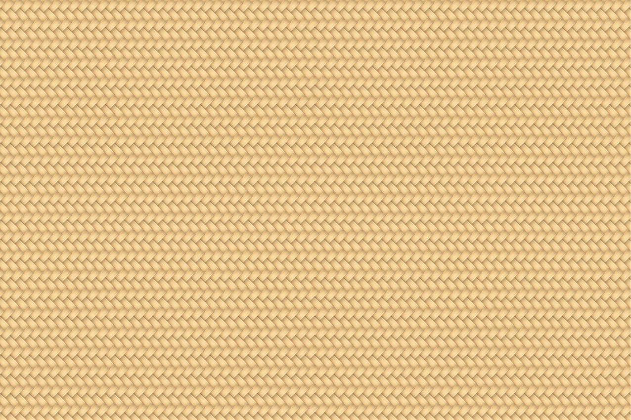 Placemat riet textuur voor op tafel - TenStickers