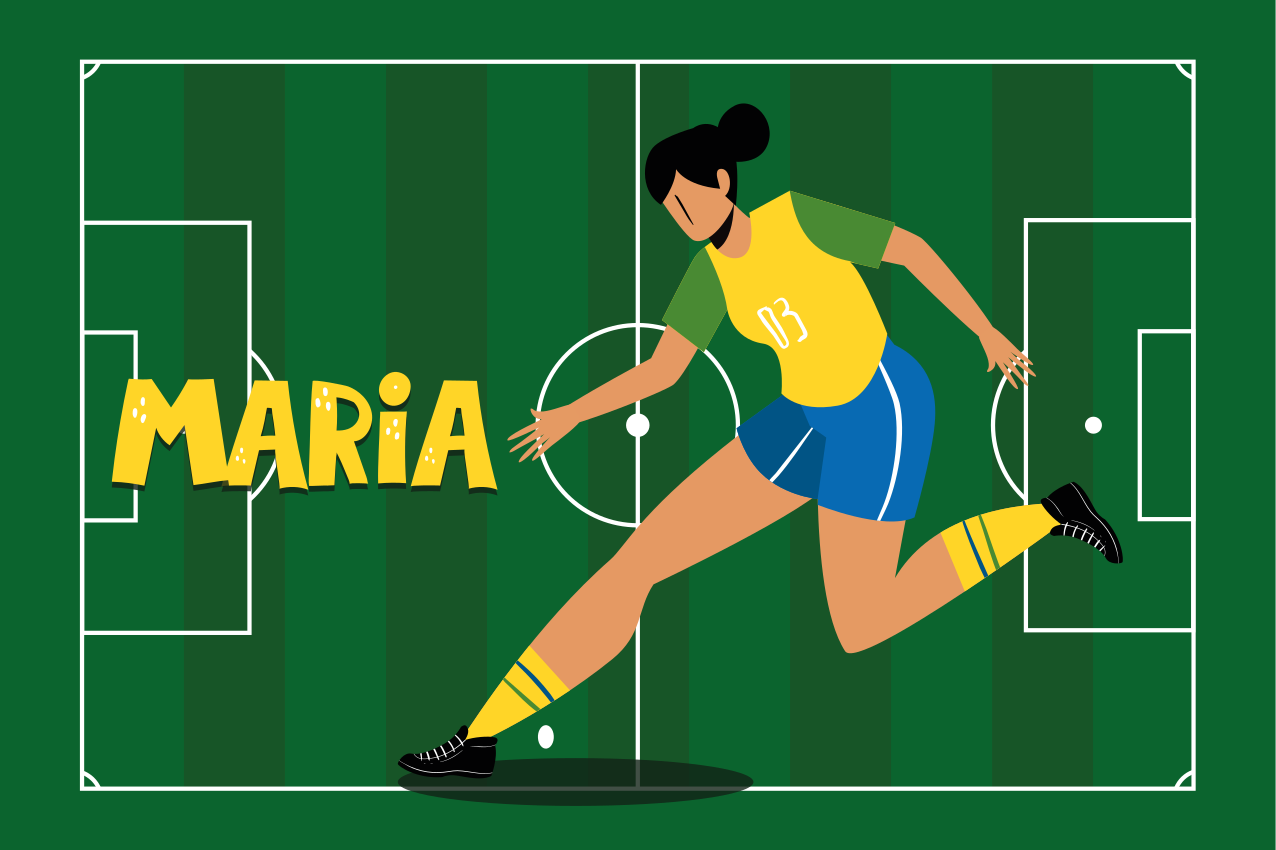 Gepersonaliseerde vrouwen placemat - TenStickers