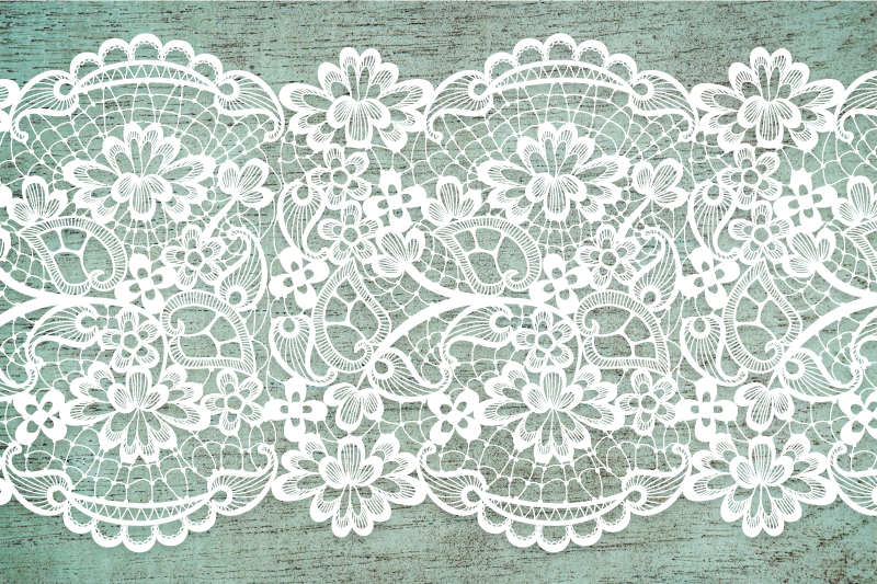 Elegante Belgisch kant placemat - TenStickers