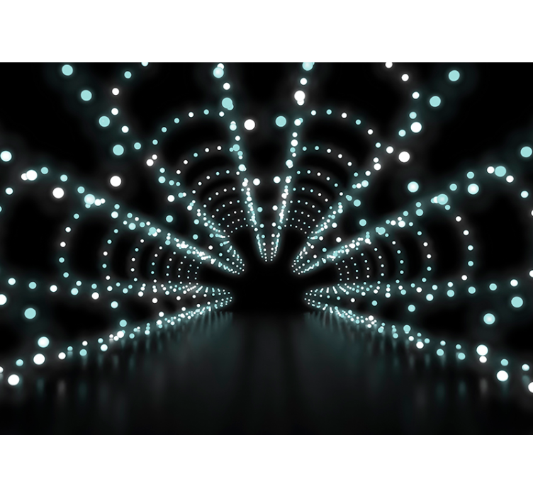 Abstracte cirkels fotobehang - TenStickers