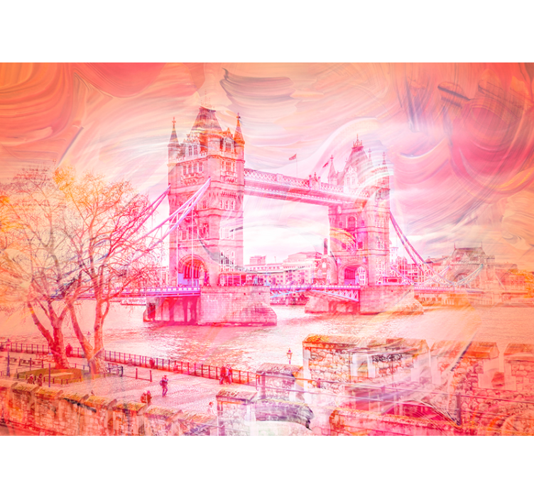 Fotobehang london london bridge contrast - TenStickers