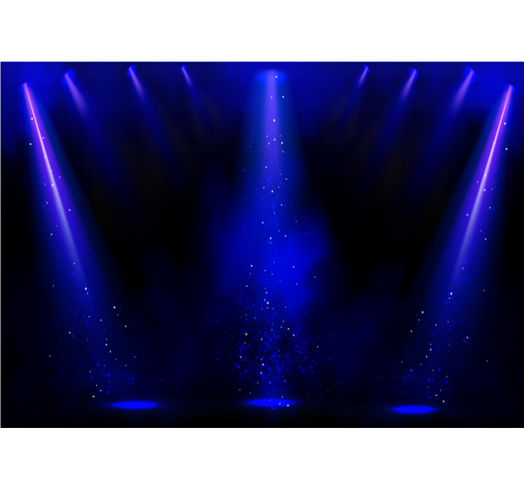 Abstract fotobehang spotlight deeltjes effect - TenStickers