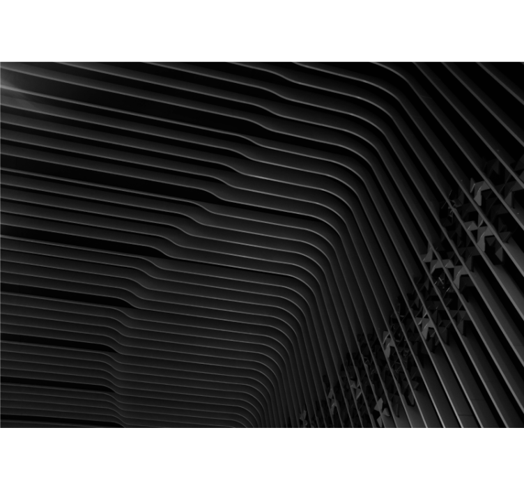 Gelaagde gebogen patronen abstract fotobehang - TenStickers