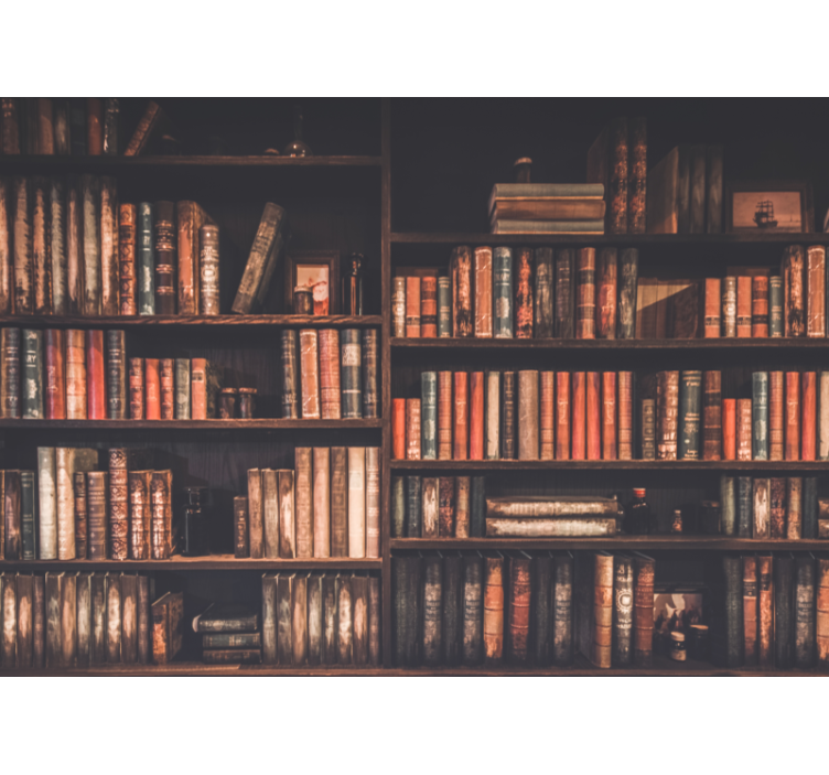 Fotobehang liefde klassieke boeken collectie - TenStickers