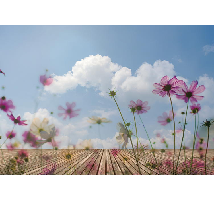 Delicate bloemenbloesems fotobehang bloemen - TenStickers