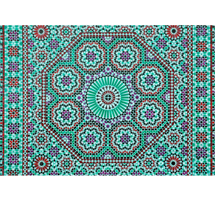 Fotobehang ander print ornate geometrisch patroon - TenStickers
