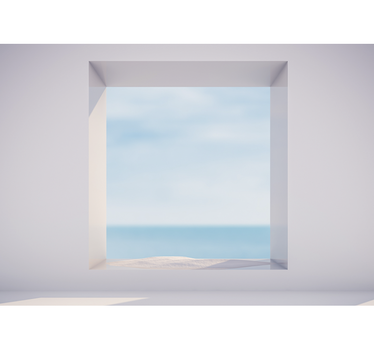 Fotobehang landschap rustige zeezicht - TenStickers