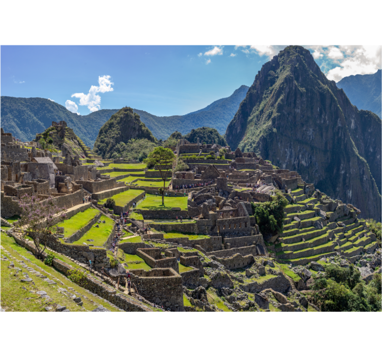 Fotobehang steden en landen machu picchu erfgoed - TenStickers
