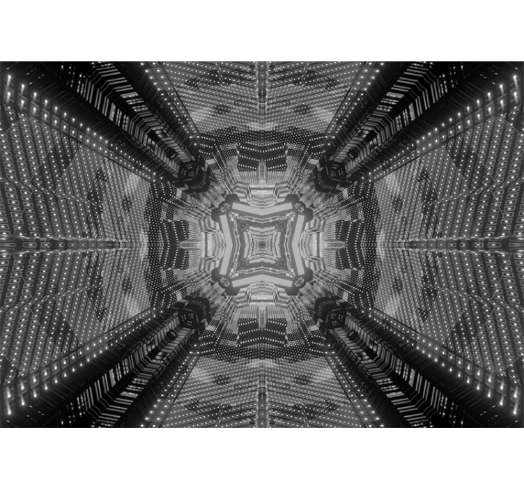 Abstract fotobehang complexe geometrische patronen - TenStickers