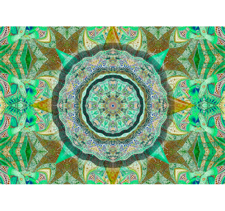 Fotobehang mandala complexe mandala-indeling - TenStickers