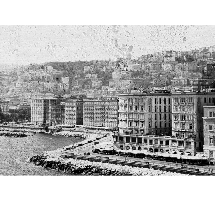 Fotobehang steden en landen napoli kustzicht - TenStickers