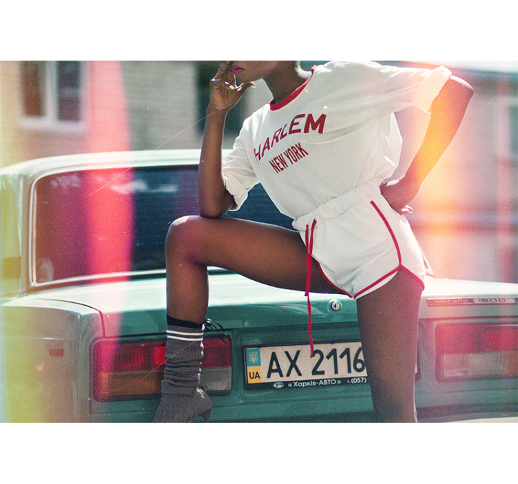 Harlem-stijl pose fotobehang mensen - TenStickers