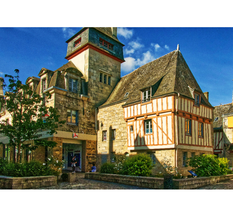 Fotobehang steden en landen historische franse architectuur - TenStickers